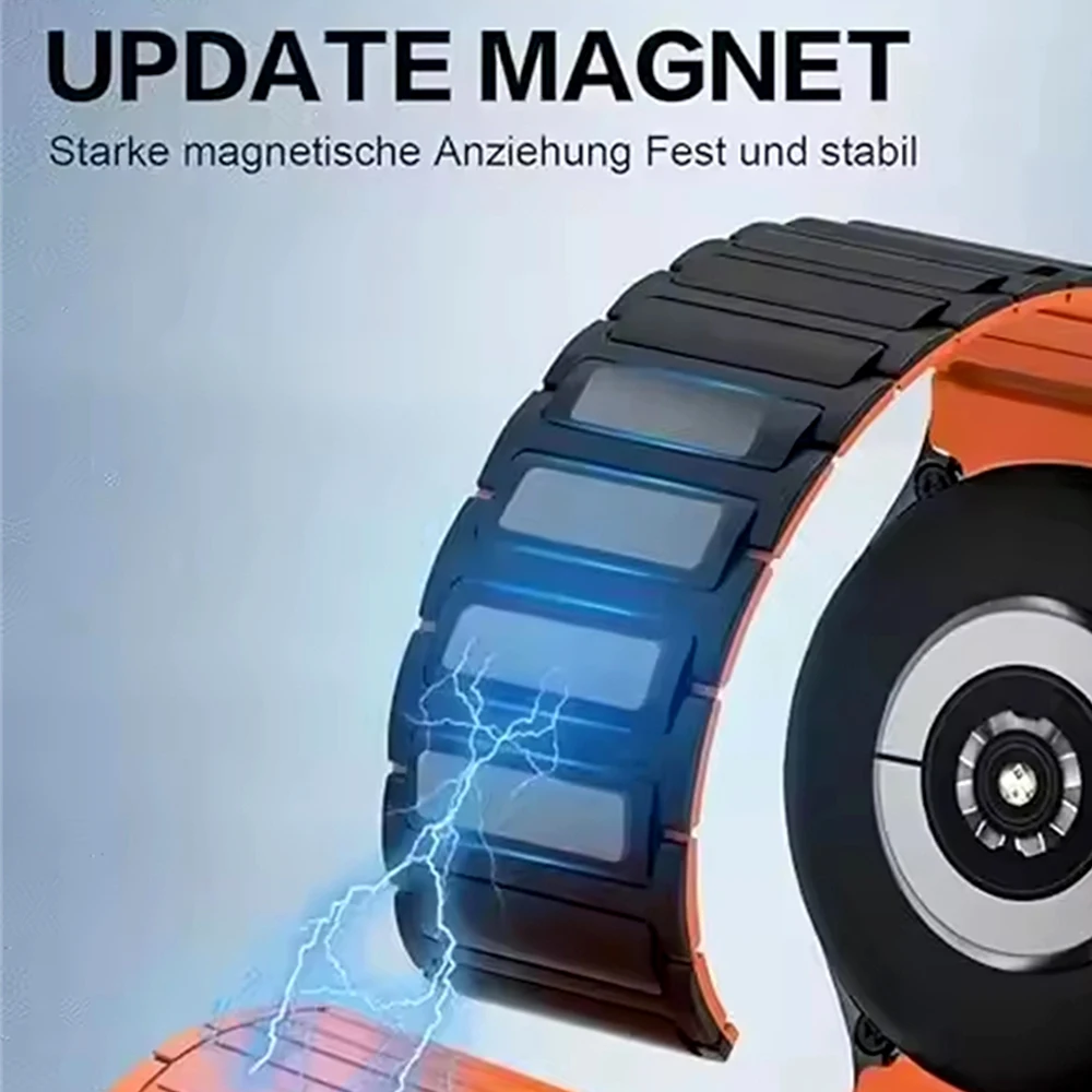 Cinturino magnetico in silicone 22mm per HUAWEI Watch 5 4 pro 46mm/GT6 5 pro/GT 6 5 4 Sostituisci cinturini per Garmin Venu 4 45mm Bracciale