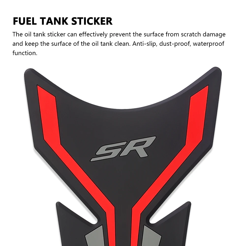 สติ๊กเกอร์กันรอยถังน้ำมันสำหรับรถมอเตอร์ไซค์ CFMOTO 450SR 2025 450SRS 2024 450srs 2022-2025 แผ่นรองกันลื่นถังน้ำมัน