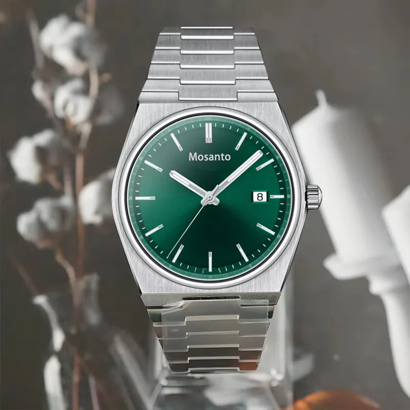 ساعة Tissotis Premium الجديدة للأعمال، حركة أصلية، ساعة كوارتز مضيئة مقاومة للماء من كريستال الياقوت #1