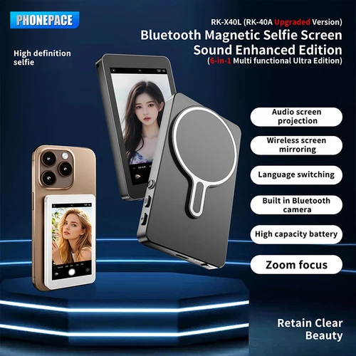 Dispositivo de proyección magnética para teléfono móvil, disparo automático trasero de alta definición, proyección inalámbrica extremadamente conveniente