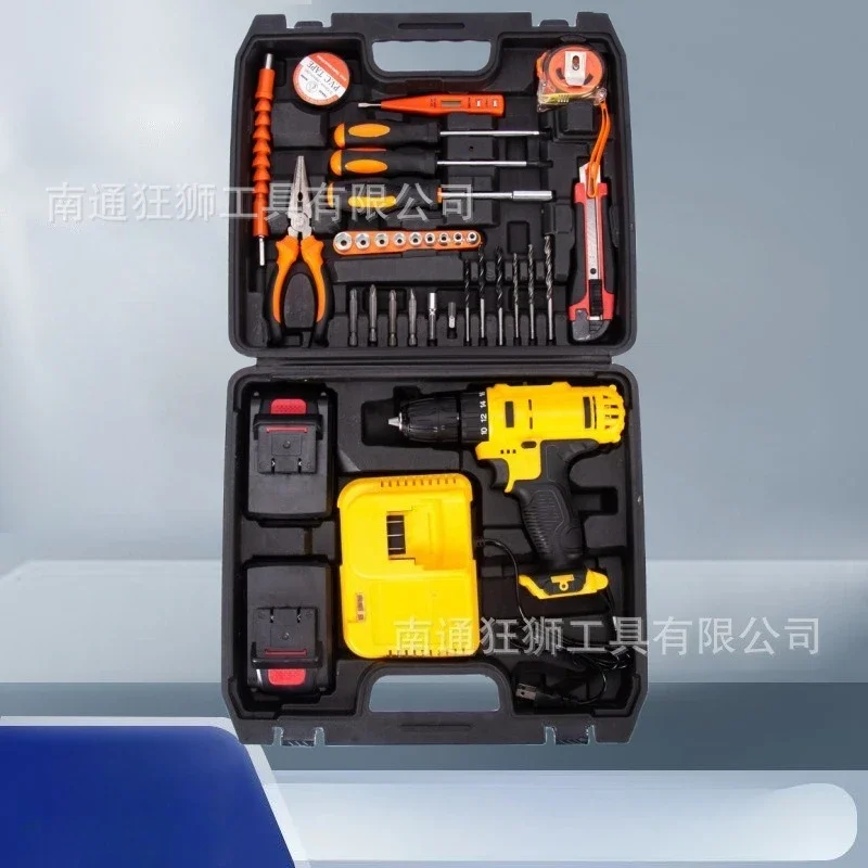 Able New 21V Multi-function Hand Drill Lithium Battery Electric Drill Power Tool Set