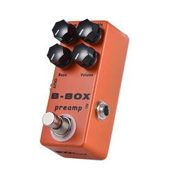 MOSKY B-Box Electric Guitar Preamp Overdrive Effect Pedal Full Metal Shell True Bypass Guitar Pedal for Guitar Accessories