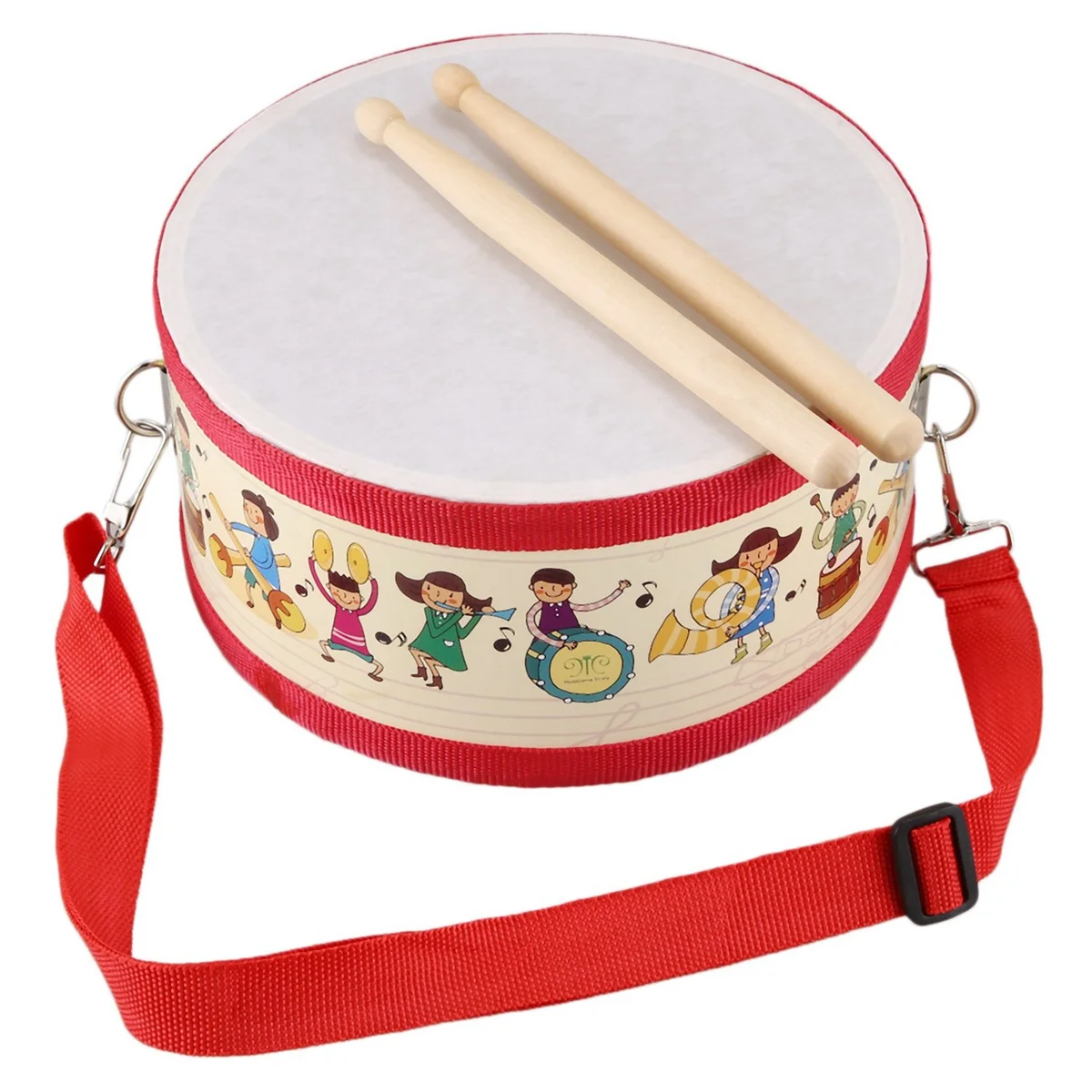 A99TDrum Wood Kids Early Educational Musical Instrument For Children Baby Toys Beat Instrument Hand Drum Toys