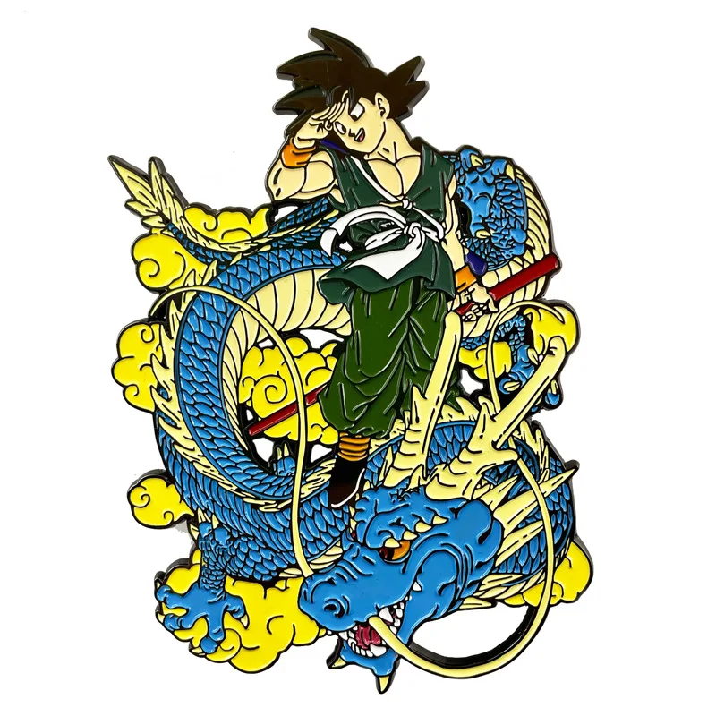 

Dragon Ball Sun Goku & Shenron Metal Pin Anime Premium Collectible Badge Accessory