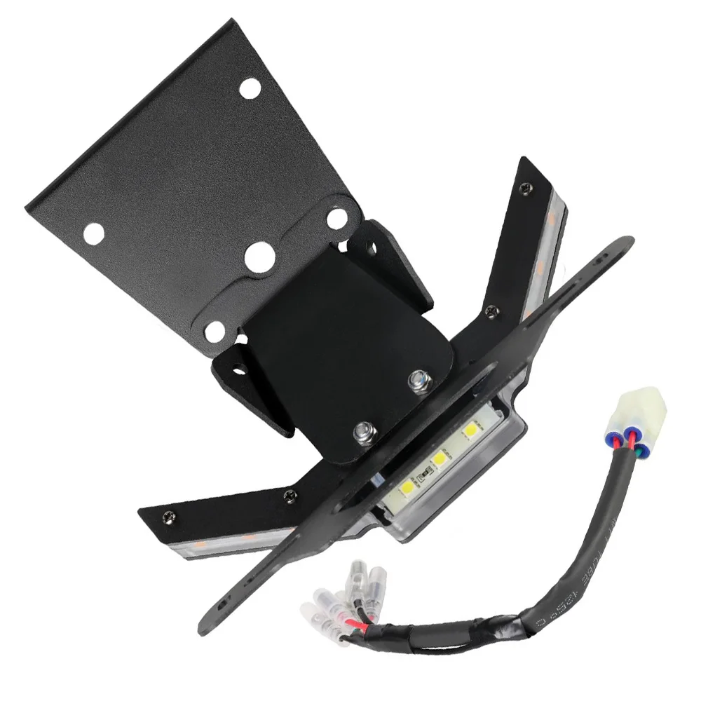 

For KTM 125 250 390 Duke 2024-2025 Motorcycle Rear Fender License Plate Holder with LED Turn Signal Light Motorcycle Accessories