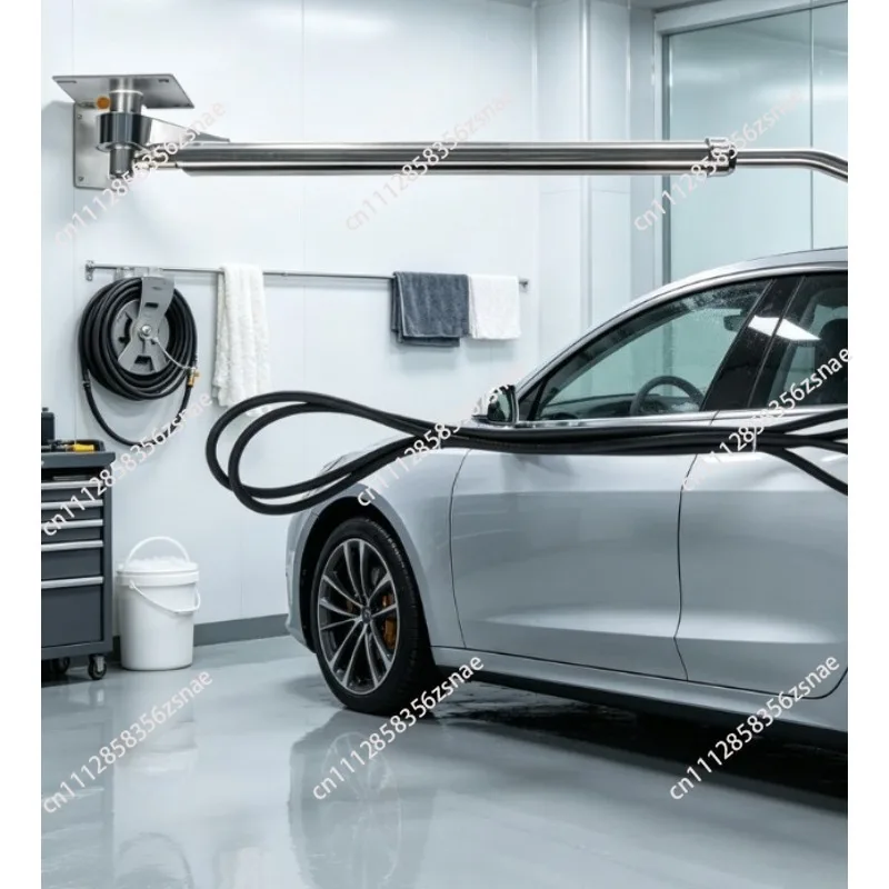 360° High‑Pressure Cantilever Swing Arm, Rotating Rocker Boom Arm for Auto Beauty Car Wash Shop Equipment