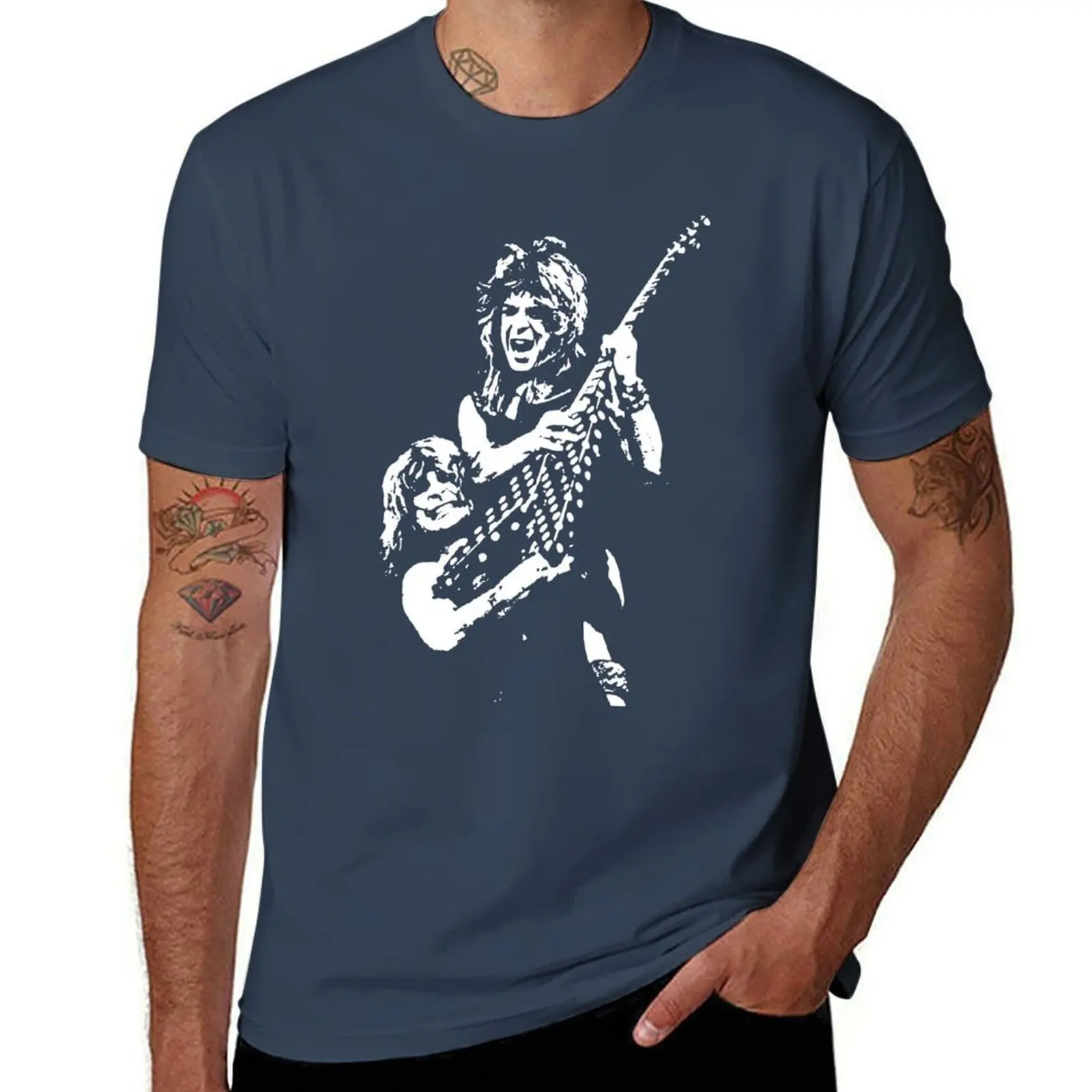 

Randy Rhoads Tribute T-Shirt Dry Fit Running Short Sleeve Top