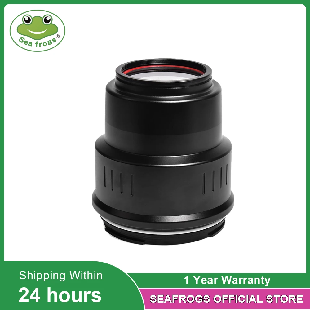 

Seafrogs New Model 100Meter Alluminum Alloy Standard Lens Port For Sony A7/A7II/A7RIII/A7SIII/A9 Housing