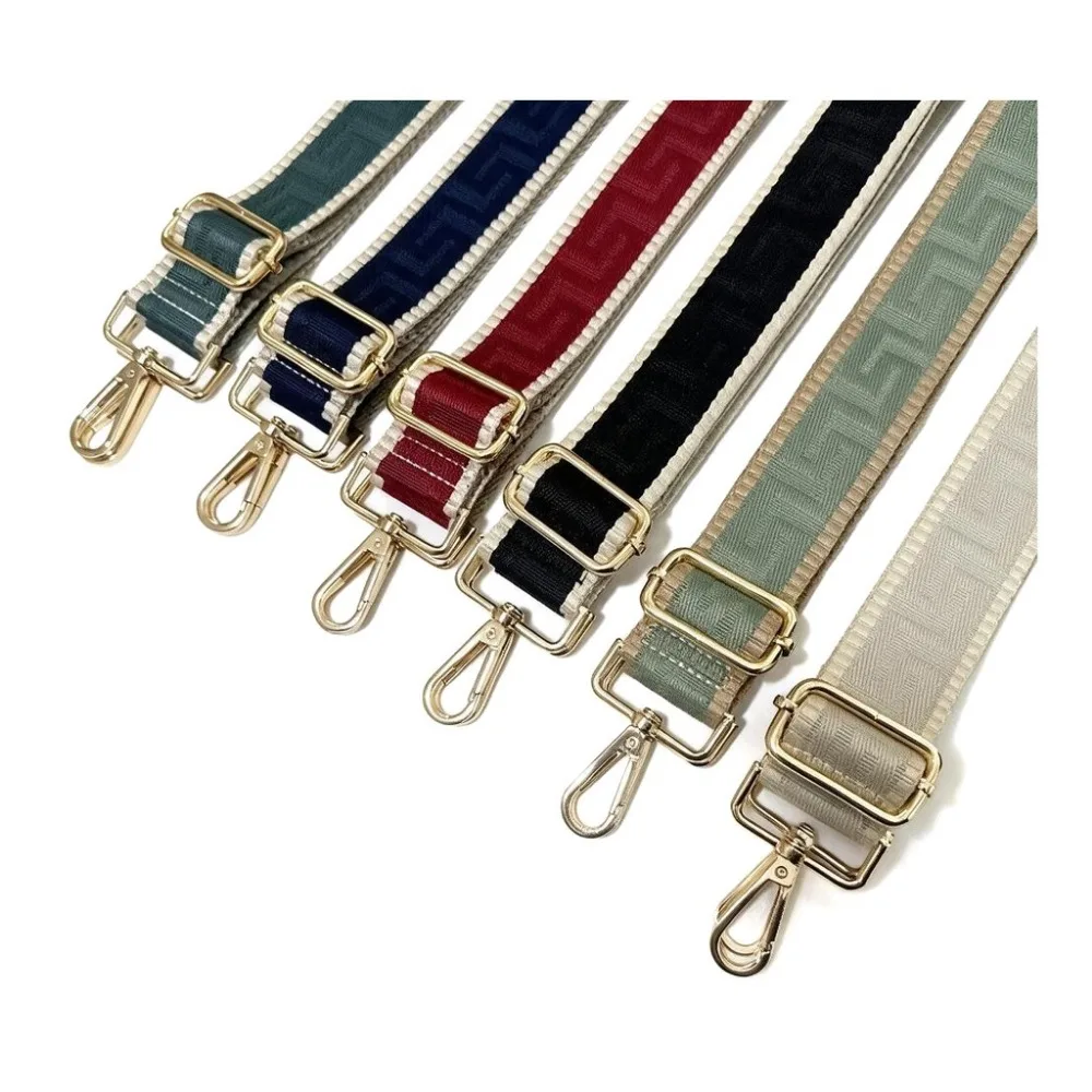 1 Piece 80-140cm Wide Adjustable Handbag Strap Purse Strap Replacement Shoulder Crossbody Strap Maze Pattern Bag Strap