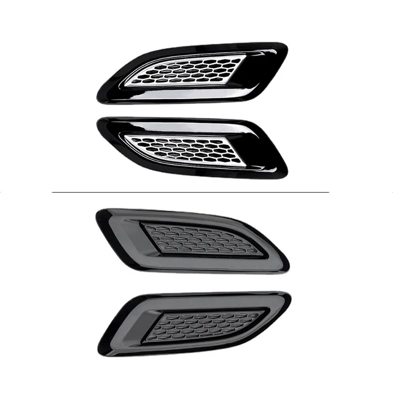 For Land Rover Discovery Sport 4 LR4 Freelander 2 For Range Rover Evoque Vogue Car Exterior Hood Air Outlet Vent Wing Trim