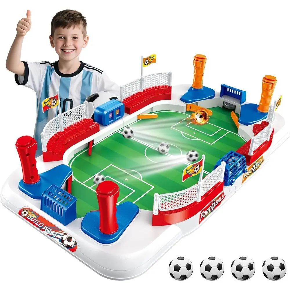 

Mini oosball Table Soccer Board Games or Kids Adults Indoor Table Games with Dual lipper Controls High ences Pill hine Soccer To