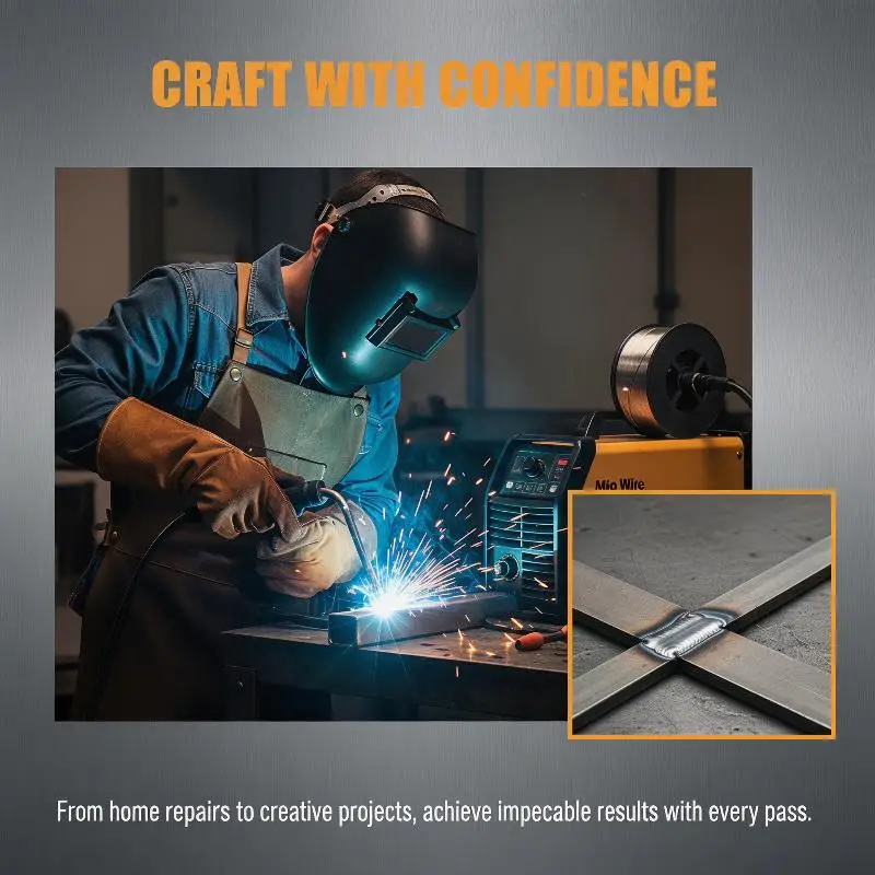 All Purpose Gasless Welding Wire 0.8mm/1.0mm 1kg Flux Cored for Versatile Mig Uses view 3