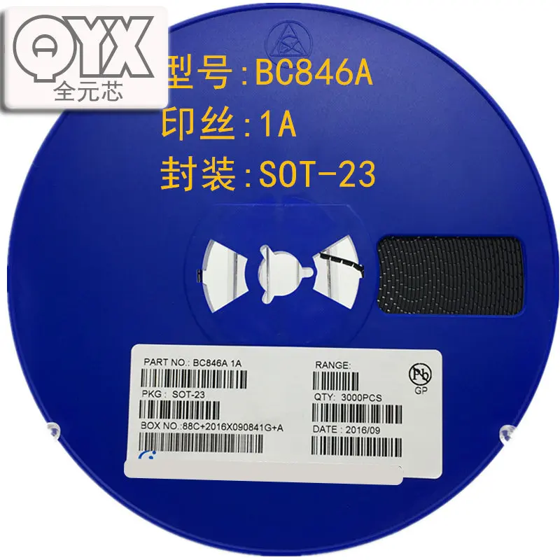 10PCS/LOT BC846A 1A SOT-23 BC846B 1B SMD BC847A 1E BC847B 1F BC847C 1G BC848A 1J BC848B 1K BC848C 1L