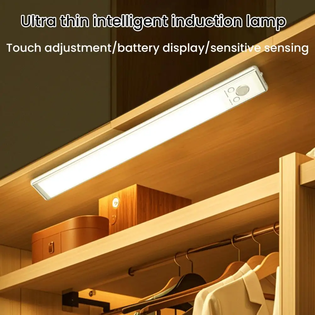 Сенсорная лампа, перезаряжаемая USB-c, перезаряжаемая лампа, перезаряжаемый магнитный ночник с регулировкой для шкафа для дома