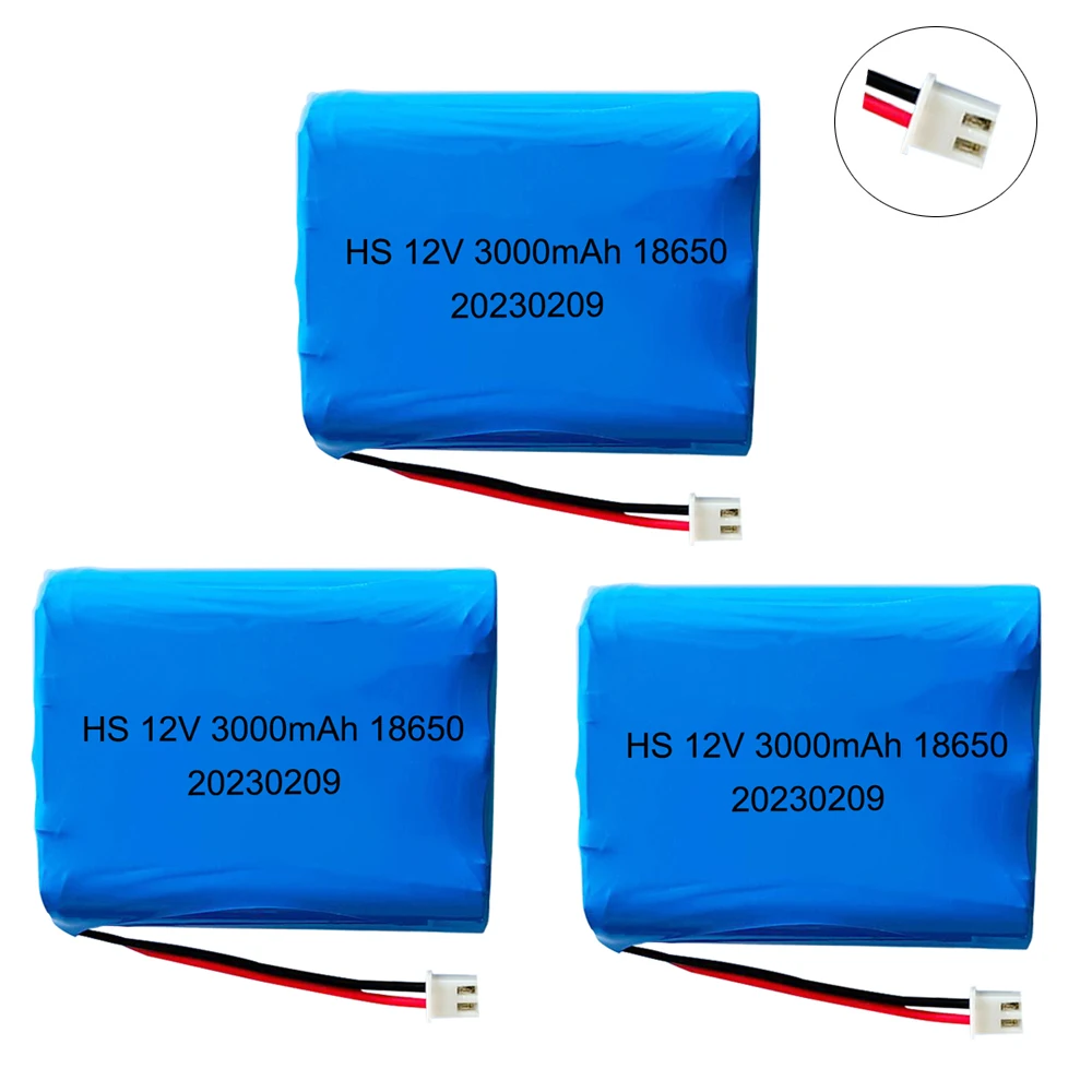 12V 2500mah 2600mAh upgrade 3000MAH lithium-ion Battery pack For Monitor Ups CCTV Camera battery 18650 3S1P 12.6V accessories