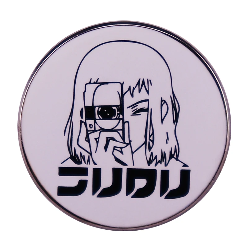 Fooly Cooly-Pin esmaltado FLCL, broche con insignia de Manga de Anime japonés Mamimi Samejima, accesorios de moda