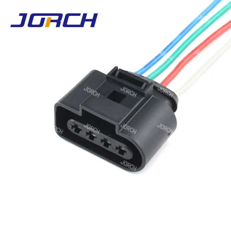 4 Pin 3.5mm Waterproof Auto Wire Harness Connector 4B0973724 Lgnition Coil Extension Adapter Plug 1J0973724 for VW