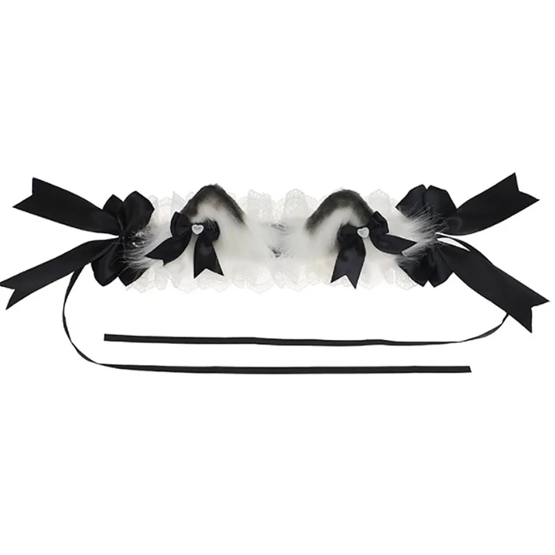 2025 새로운 뜨거운 고양이 귀 머리 헤어 밴드 귀여운 소녀 헤어 액세서리 로리타 코믹 콘 활 헤드 피스 동물 귀 클립