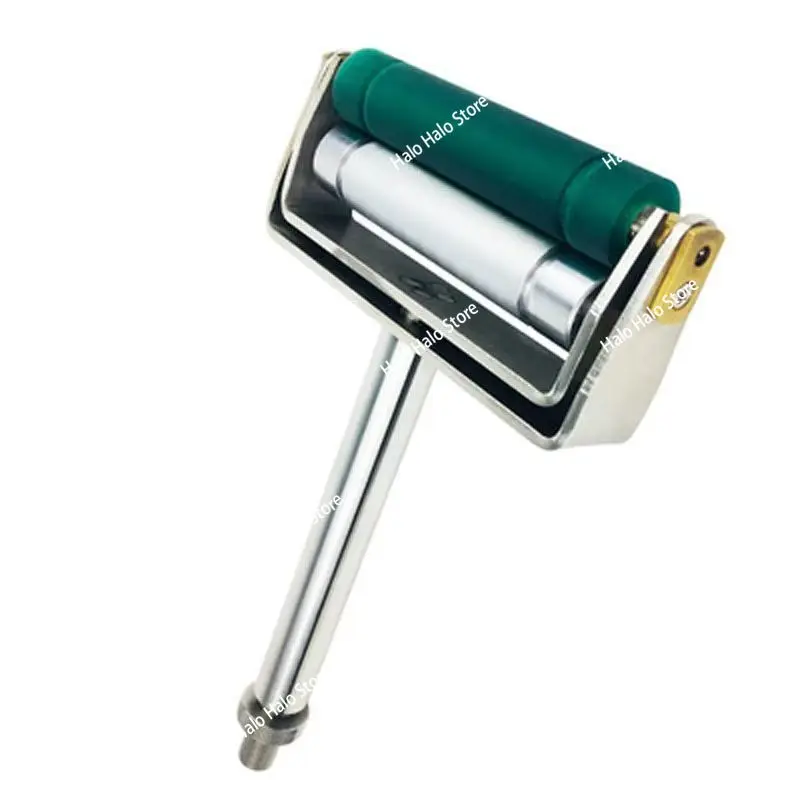 Manual Ink Proofer Film Applicator with Color Wheel Metal & Rubber Roller Ink Testing Tool for Printing Industry
