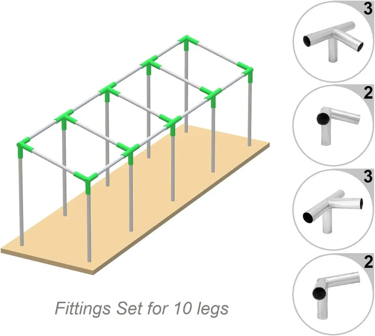 Canopy Fittings Kit 1 3/8