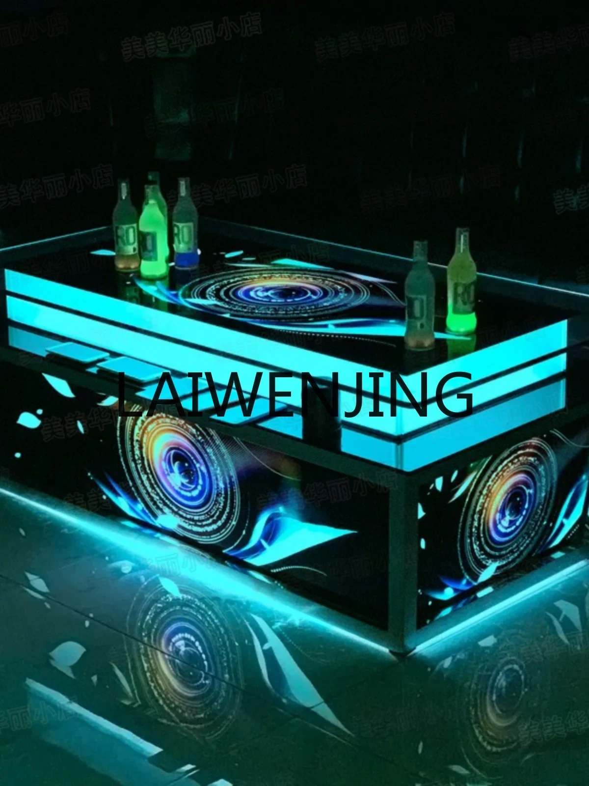 KTV luminous coffee table universe nightclub box special audio-visual room bar table customization