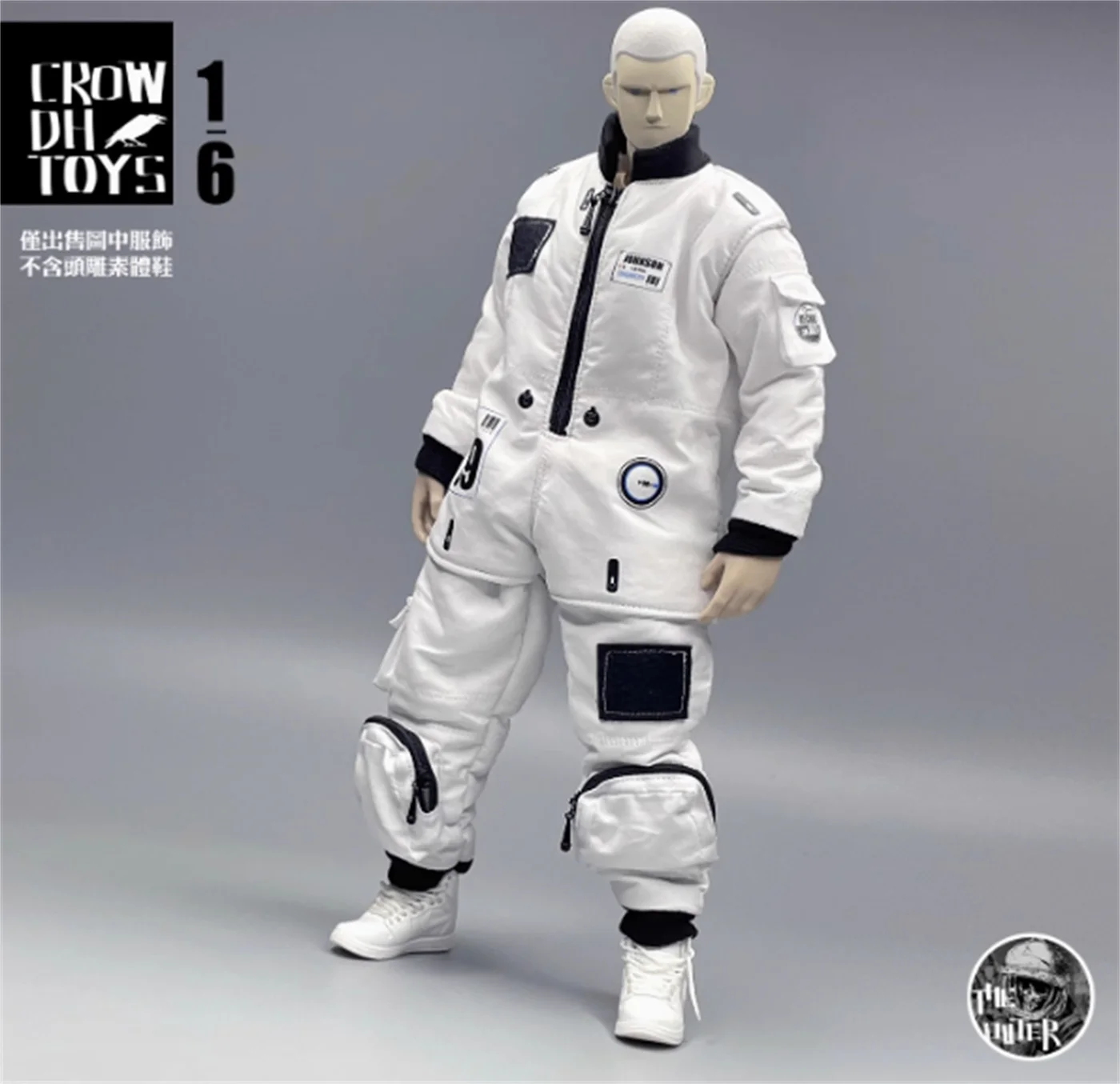 1/6 CROW DH TOYS Trendy Astronaut Spacesuit Bodysuit Male Clothes   for 12'' Man Soldier figure Normal  Model  Customize Toys