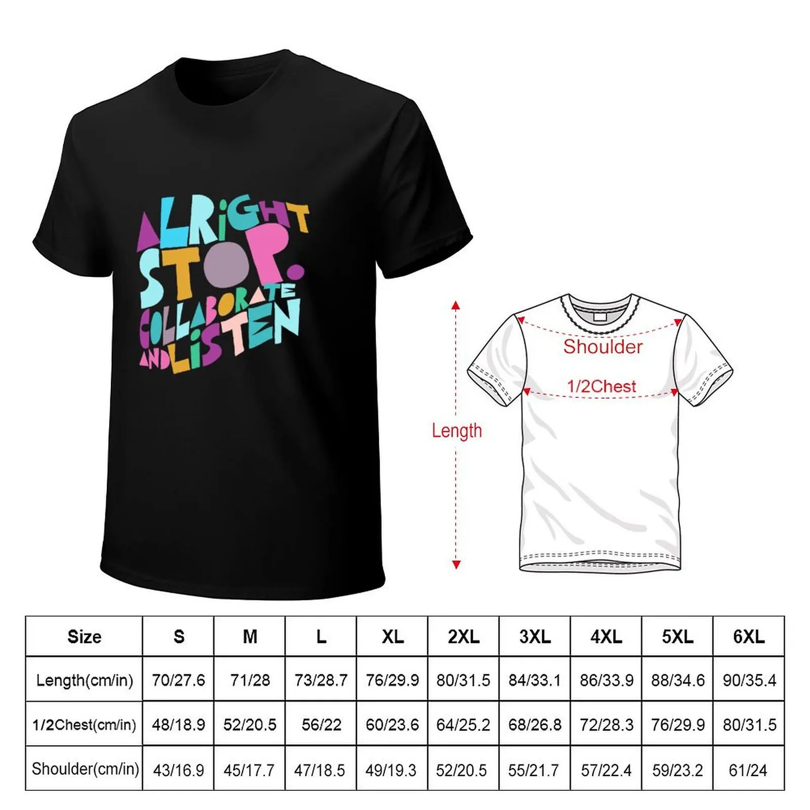 Vanilla Ice Alright Stop Collaborate And Listen T-Shirt Large Size Casual Short Sleeve Top