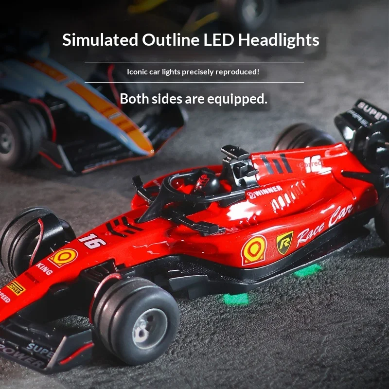 

Новая радиоуправляемая гоночная машинка HengGuan 1:64, мини-модель из сплава, с тремя скоростями, двойным управлением, крутой LED-подсветкой, игрушка для мальчиков