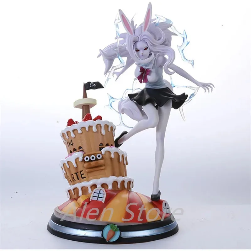 33cm Anime Figure Carrot Girl Moonlight Lion Fight Statue Model Youth Toys