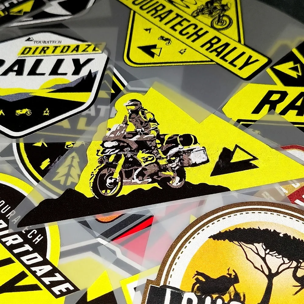 Reflective Sticker Motorcycle Trunk Decoration Decal Suitable for R1300GS R1250GS F450GS C400 For TOURATECH RALLY ADV GS
