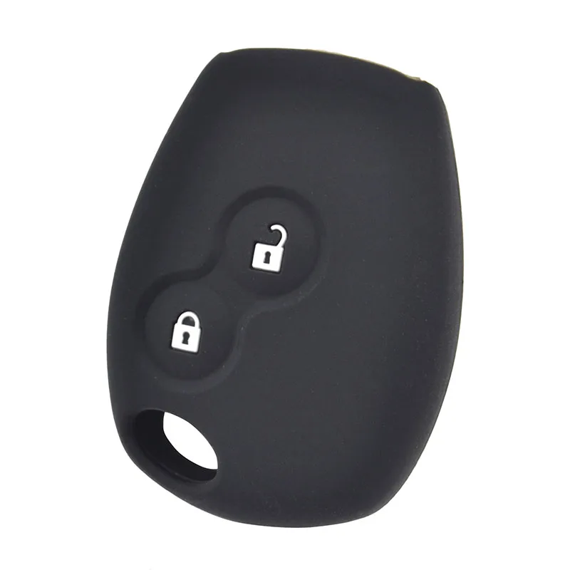 Silicone Car Key Case For Renault Trafic Clio Kangoo Master Modus Twingo for Opel Movano Vivaro Cover Remote Fob Shell