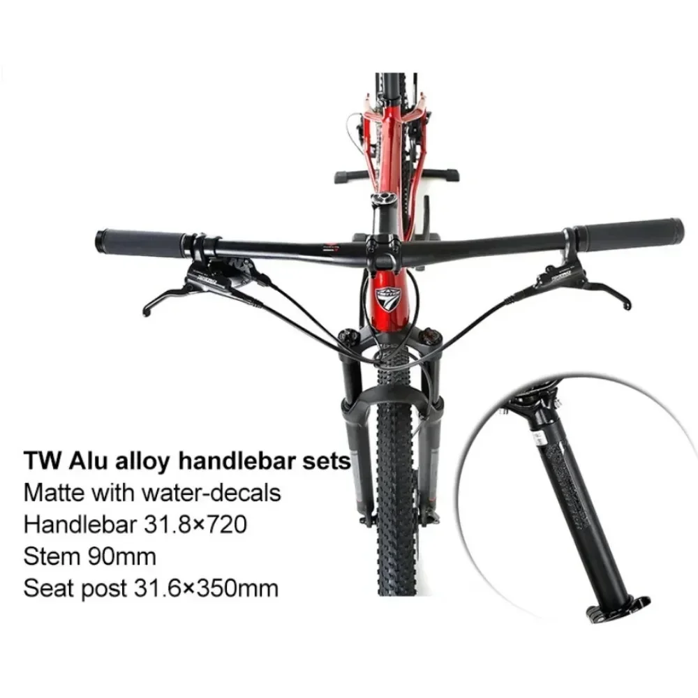 تويتر 2025 جديد رايدر (دفعة) سبائك الألومنيوم على الطرق الوعرة دراجة هوائية جبلية قرص هيدروليكي الفرامل 27.5/29*15/17/19 بوصة الدراجات #1