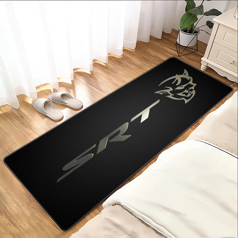 SRT D-Dodge Challenger Car Room Mats Kitchen Carpet Balcony Rugs Bath Mat Doormat Entrance Door Super Absorbent Bathroom Rug