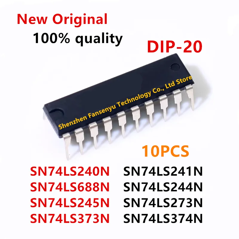 

(10piece)100% New SN74LS245N SN74LS240N SN74LS241N SN74LS244N SN74LS273N SN74LS373N SN74LS374N SN74LS688N DIP20