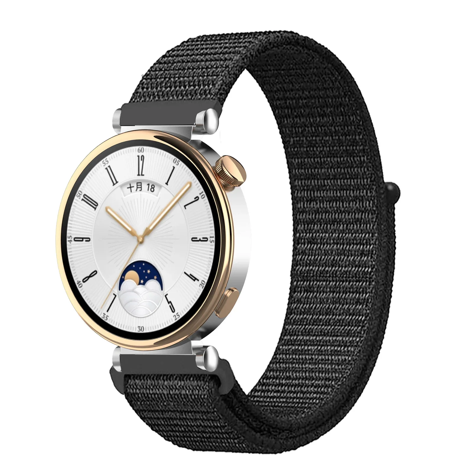 16mm18mm 20 มม.22 มม.ห่วงไนลอนสําหรับ Huawei Watch 4 3 GT5-4-3 41 มม.46 มม.Breathable สร้อยข้อมือ Samsung Galaxy Watch 6 5 4