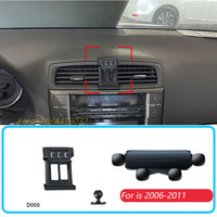 Car Phone Holder For Lexus is 250 300 2006-2011 Gravity Stand Mount Support Horizontal GPS Mobile Bracket Accessories With Base