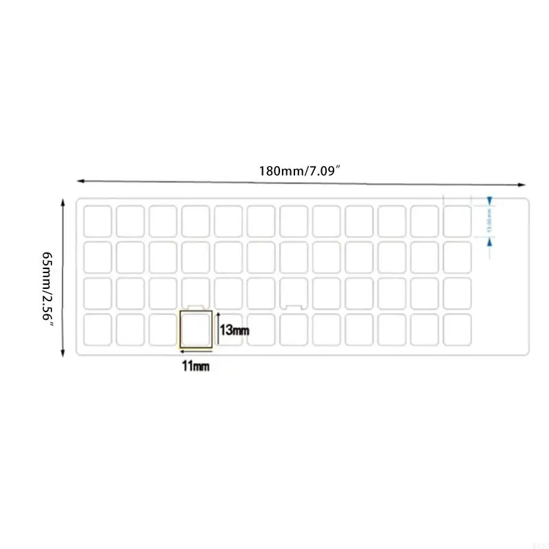 R53C Ukrainian Keyboard Stickers Ukraine Black / Transparent Background with White/Color Lettering for Computer Keyboard Keys