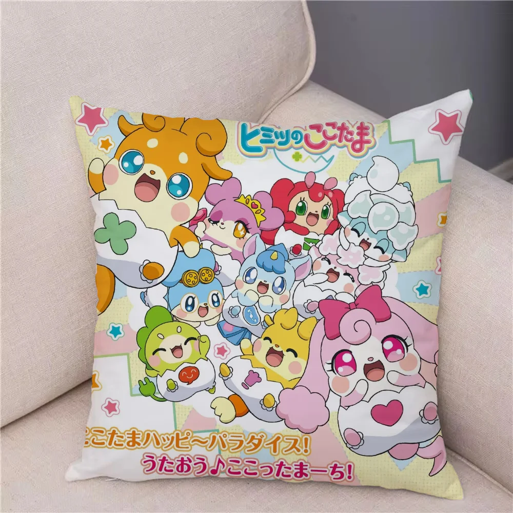 Himitsu No Cocotama Decorative Pillowcase for Living Room Pillow Covers Decorative Sofa Cushions Covers Cushion Cover 50x50 Car