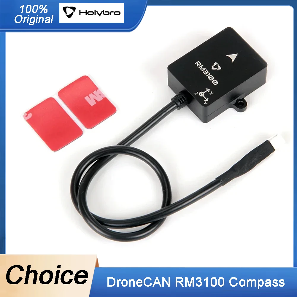 

Holybro DroneCAN RM3100 Professional Grade Compass High Precision Magnetic Sensor for RC Drone FPV Multirotor Flight Controlle 1