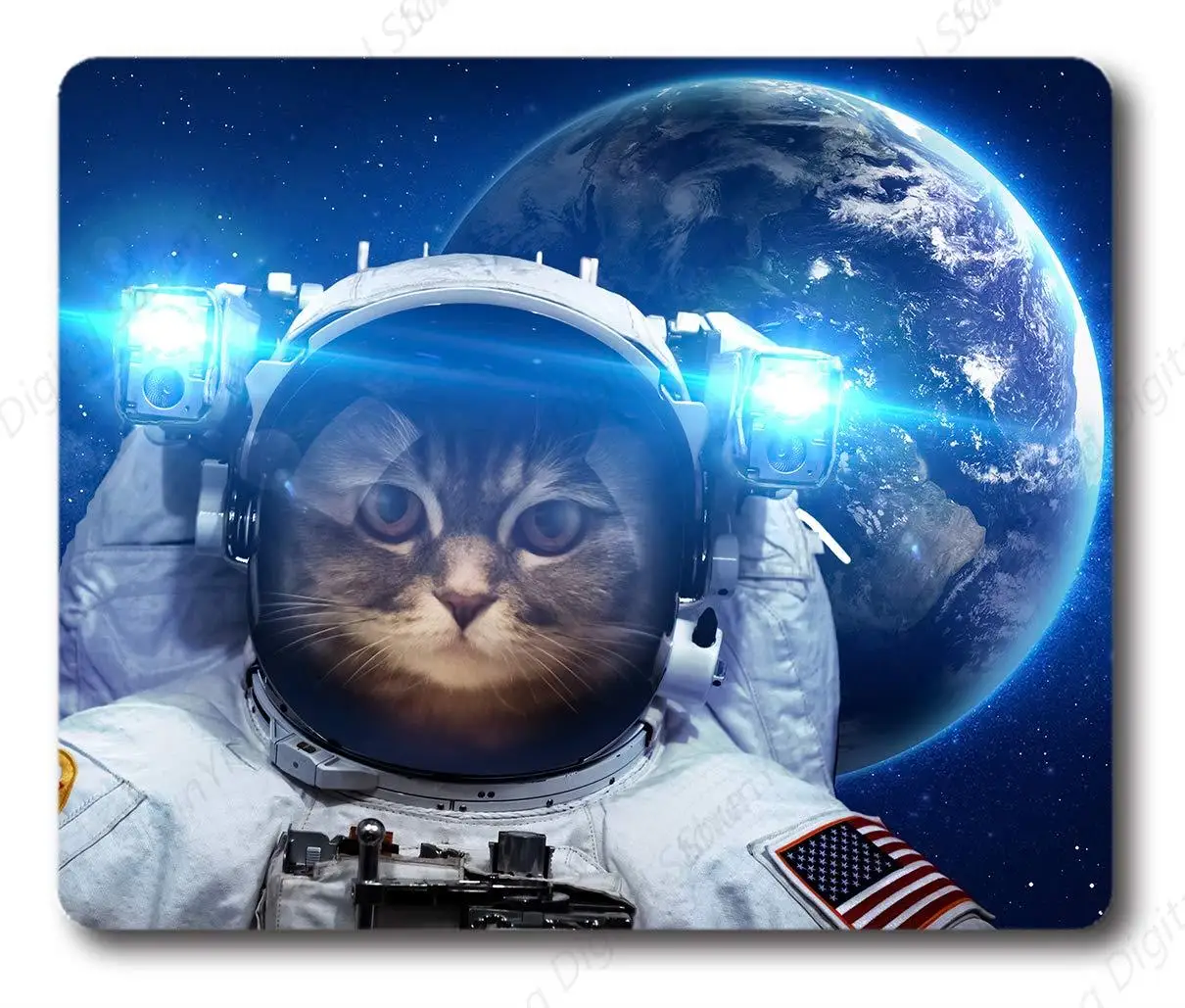 

Space Cat Personalized Design Pattern Mouse Pad Gaming Anti Slip Rubber Mouse Pad Suitable For Office Use 25*30cm