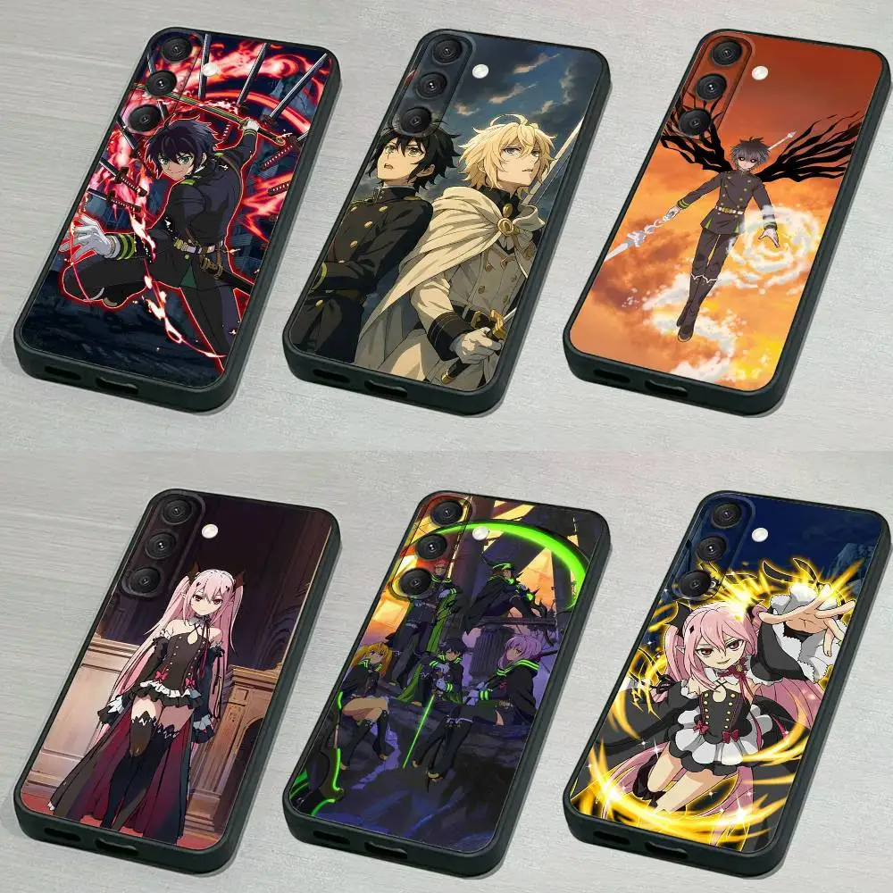 

O-Owari no Seraph Phone Case For Samsung S 25,24,23,22,30,21,10,9,Ultra,Plus,Lite,FE,4,5G Black Soft Case