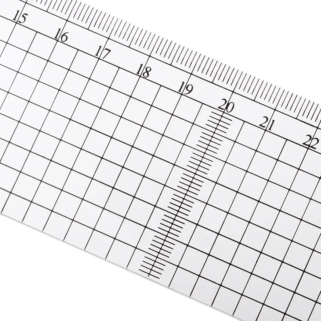Acrylic Grid Drawing Ruler Templates for Patchwork Quilting Drawing Painting Anime 30cm