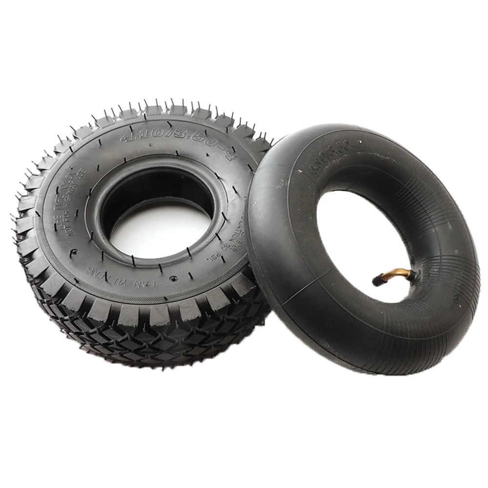 

4.10/3.50-4 Pneumatic Tire 10 Inch Inner Tube Outer Tires for Electric Tricycle Trolley Scooter Tyre