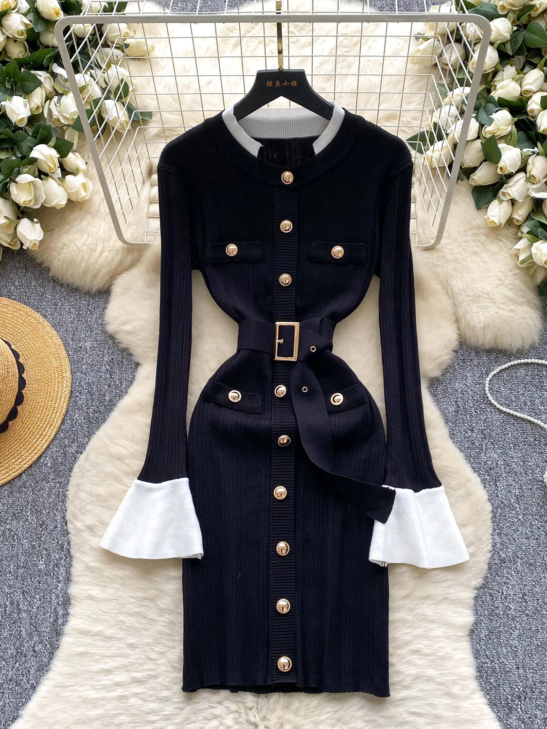 High Waist Knitted … - image