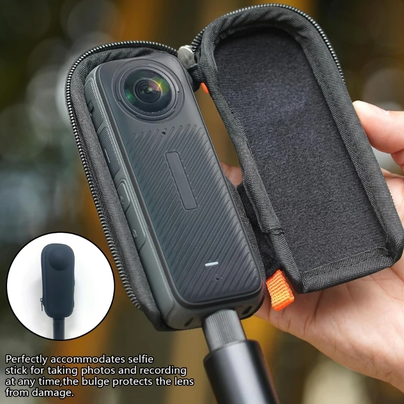 กระเป๋าเก็บกล้อง เคสกันรอยขีดข่วนสำหรับกล้อง หนึ่งตัว กระเป๋าจัดเก็บ เคสด้านล่างแบบเปิด รักษาคุณภาพของกล้อง