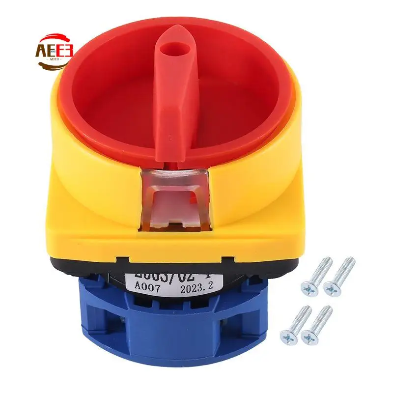 

Переключатель-изолятор AEE3-25A, 2-позиционный универсальный кулачковый переключатель с фиксацией, 550В 25А