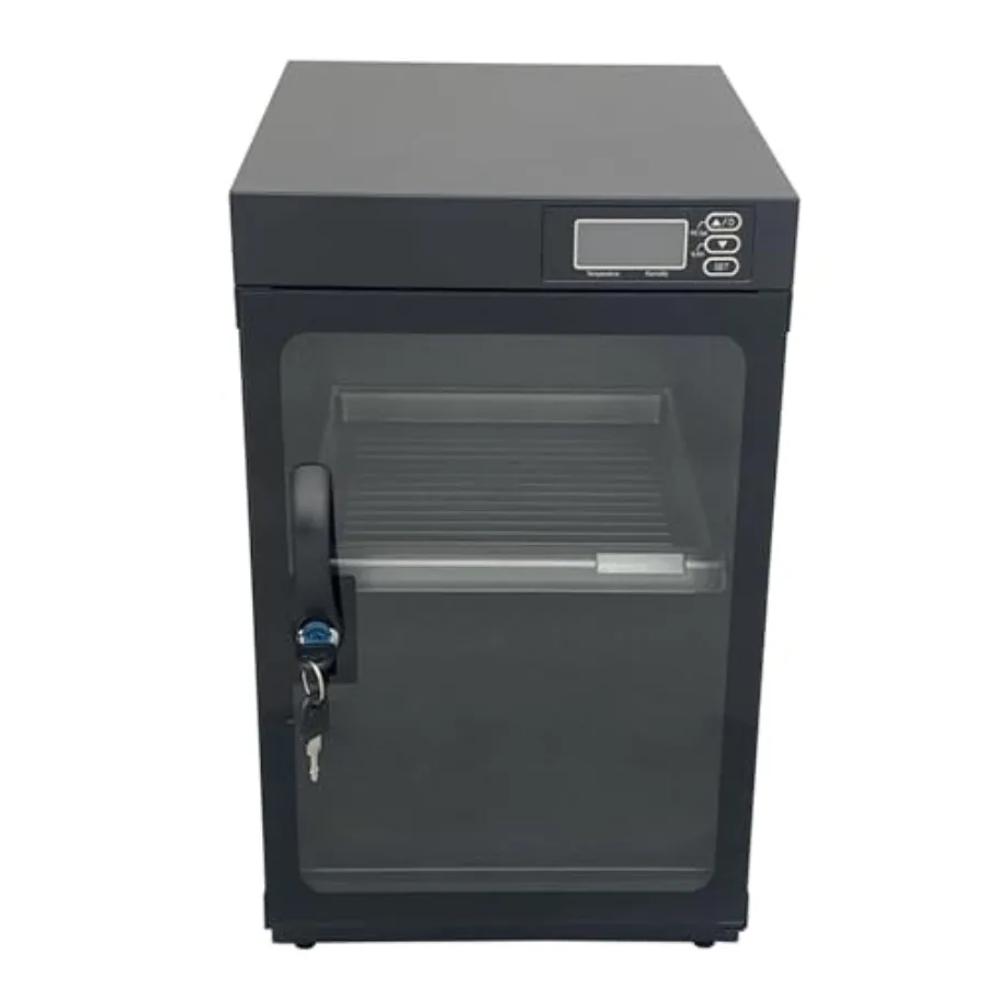 

Шкаф для сушки камер 30 л, электронный, для хранения объективов, с замком, 2 уровня, интеллектуальный контроль температуры и влажности, LED-подсветка