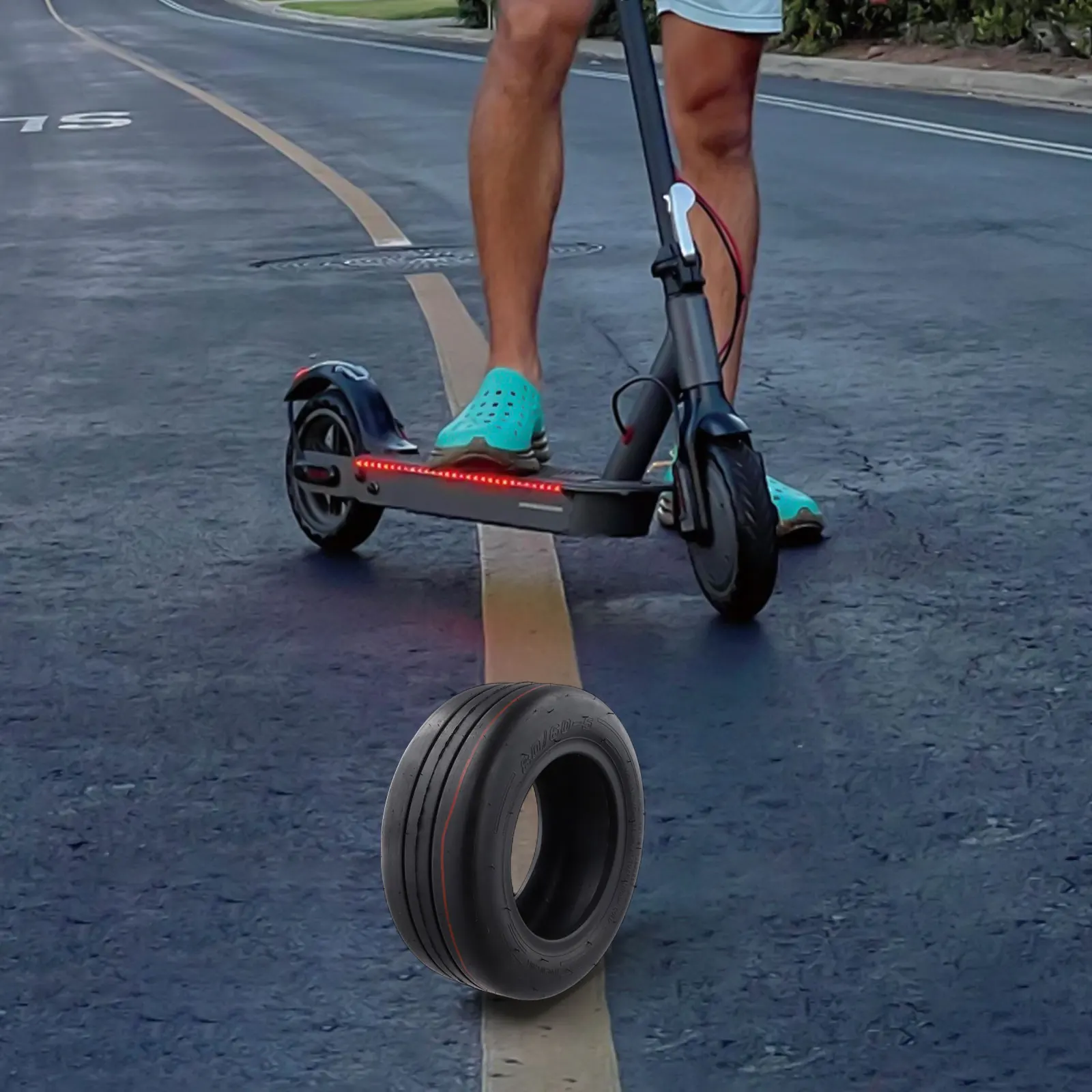 

80605 Vacuum Tubeless Tire for Ninebot Gokart Pro and For Balance Car Providing Stable Grip and Wear Resistance for Use