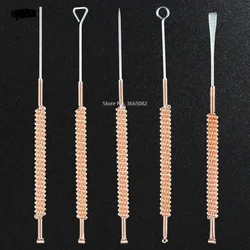 Single/Double Head Fire Acupuncture Needle Tungsten Steel Alloy Traditional Chinese Medicine Burn Needle Quenching