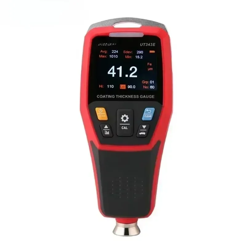 UNI-T UT343E Coating Thickness Gauge 0-2000µm Car Film Paint Thickness Tester TFT Screen Display With Bluetooth